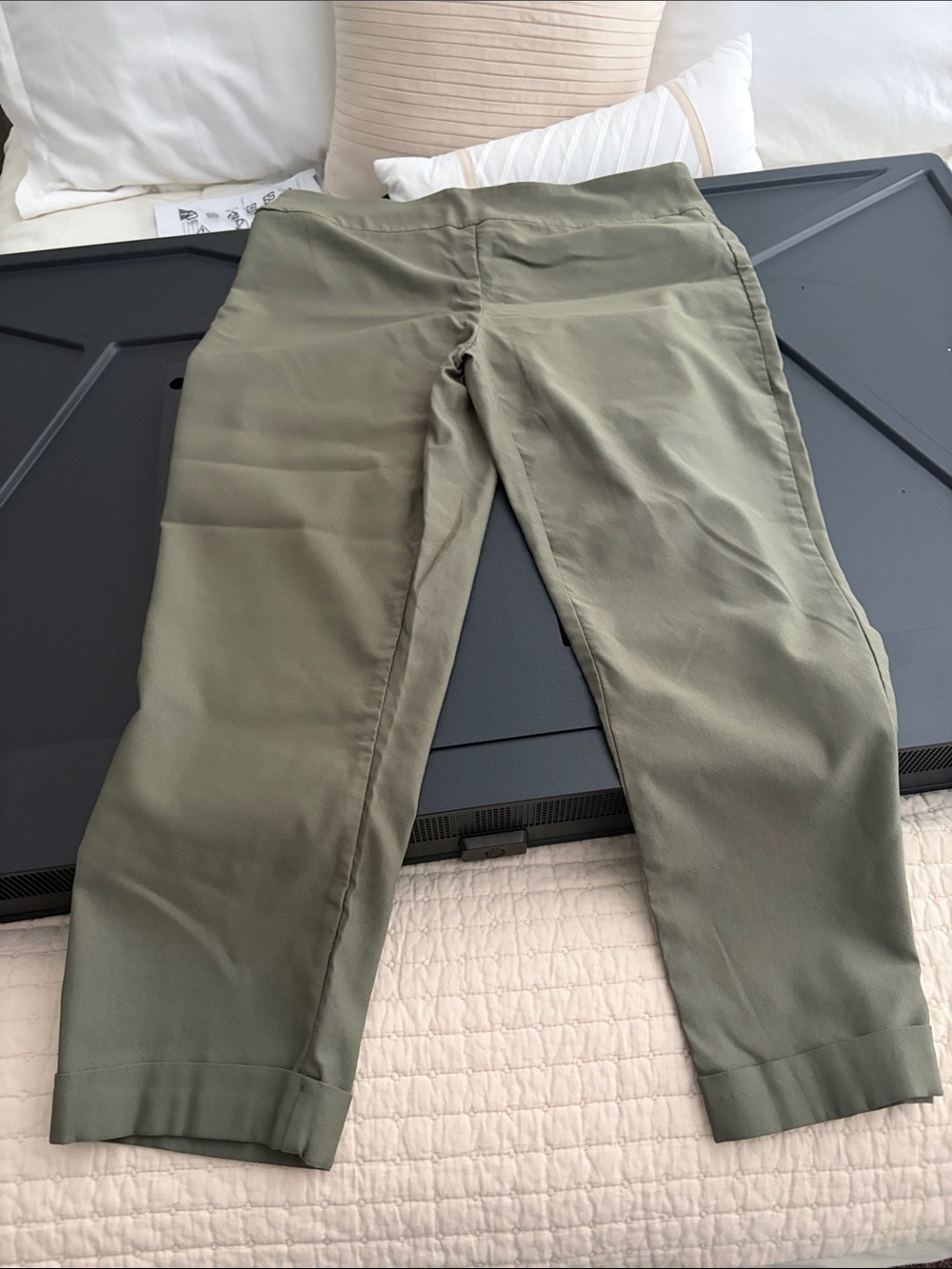 Tribal Olive Green Capris